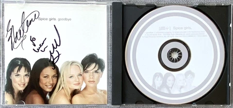 Mel B Signed & Melanie C Signed IP Spice Girls GOODBYE CD Cover - Authentic Cover