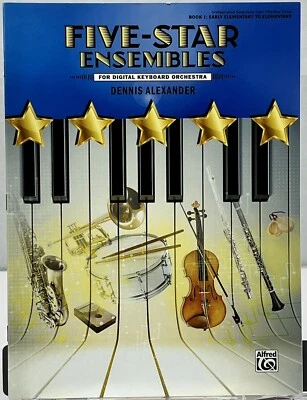 Five-Star Ensembles, Book 1: 6 Arrangements for Digital Keyboard Orchestra - Image 1 of 4