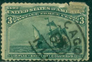 SCOTT # 232 USED, FINE, CORNER TEAR UPPER RIGHT, GREAT PRICE! - Picture 1 of 1
