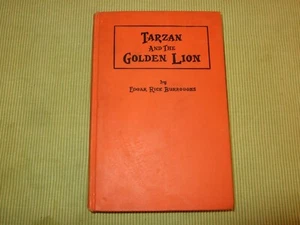 TARZAN AND THE GOLDEN LION BOOK EDGAR RICE BURROUGHS 1924 Ex - Imagen 1 de 12