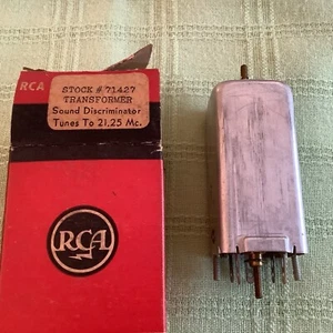 RCA Parte OEM 71427 Trasformatore Discriminatore Suono 21,25mHz  - Foto 1 di 3