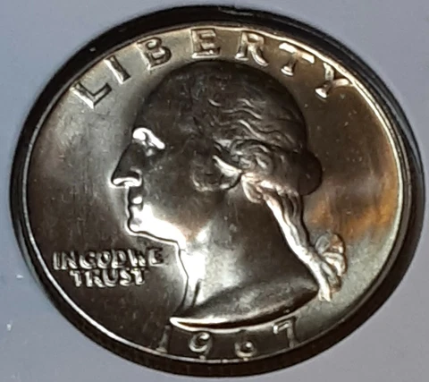 1967 Washington P Quarter - BU - Uncirculated Cover