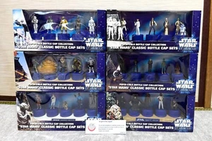 Juego de 6 cajas tapa botella Star Wars PEPSI figuras limitadas con caja Japón - Imagen 1 de 8
