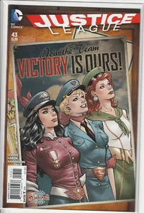 Liga de la Justicia #43 Variante Bombshell DC Comics El Nuevo 52 Casi Nuevo - Imagen 1 de 1