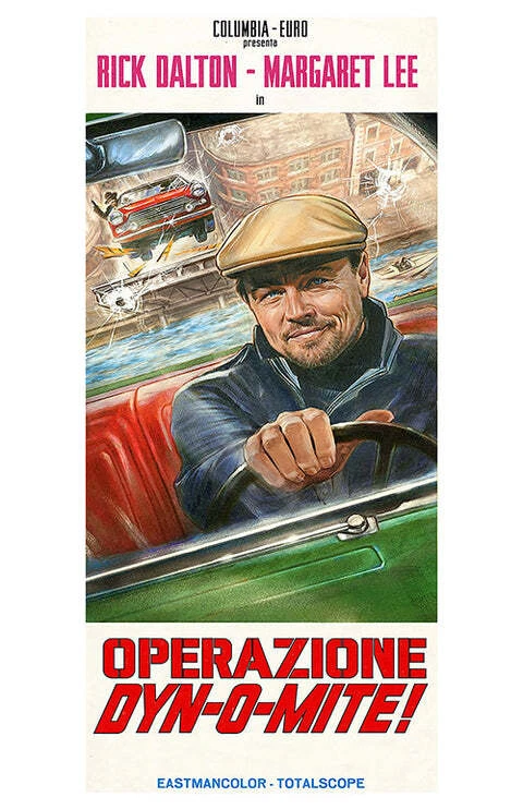 Once Upon a Time in Hollywood Movie Poster 17 X 12 Reproduction - Image 1 of 1