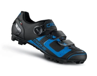 NUEVO CRONO CX3 Zapatos de Ciclismo MTB Grava BMX - Negro/Azul BOA Italiano Sidi Gaerne Foto 1 de 3