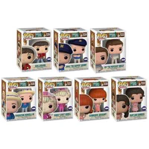 Gilligan's Island Juego Completo de 7 Funko POP! con protectores blandos *abovedados* - Imagen 1 de 16