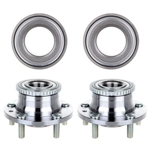 4pcs Front Rear Wheel Hub Bearings For 2007-2012 Ford Fusion Lincoln MKZ FWD - Picture 1 of 10