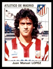 Panini Fútbol 93/94 Estrellas Juan Manuel Lopez Atletico De Madrid No. 61