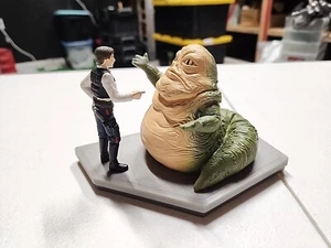 1997 Applause Star Wars Han Solo and Jabba The Hutt PVC Figure - Picture 1 of 6