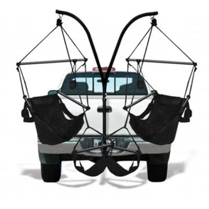 KingsPond 40508-KP Hammaka Trailer Hitch Stand with Jet Black Hammaka Chairs ... - Picture 1 of 1