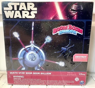 Disney Star Wars Death Star Boom Boom Balloon Game - Spin Master Games NEW - Image 1 of 4