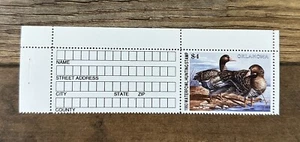 WTDstamps - 1993 OKLAHOMA - State Duck Stamp - LotP - Mint OG NH **HUNTER TYPE** - Picture 1 of 2