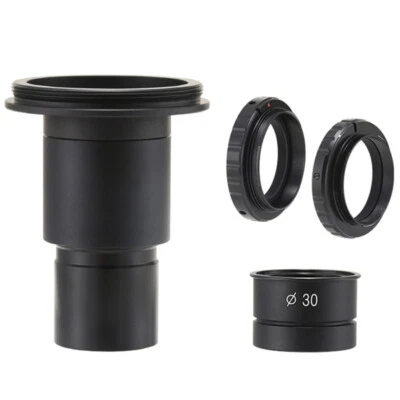 1X 8X SLR Camera Lens Adapter Ring Nikon/Canon Microscope 23.2mm 30mm Interface - Image 1 of 4