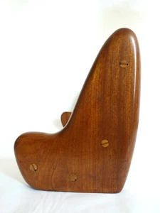 holz tisch buchregal 50er mid century aubock carl auböck stil teak book rack - Bild 1 von 6