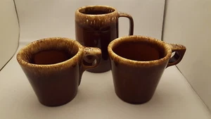Jarra de piedra de cerámica de casco vintage de 3 piezas y 2 tazas de café - Imagen 1 de 4