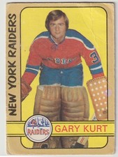1972-73 OPC WHA Gary Kurt Card #306 New York Raiders High Number