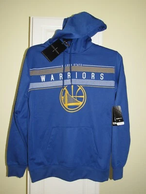 NEW NBA UNK Golden State Warriors Blue Hooded Sweatshirt Hoodie Mens Size Small - Image 1 of 4