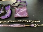 (2) Ravens Lanyards and (2) Other Purple Items Bottle Holder and Lanyard