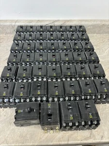 Square D QOB330VH 30 Amp 3 Pole Circuit Breaker 22KA Bolt-on 240v Tested - Picture 1 of 4