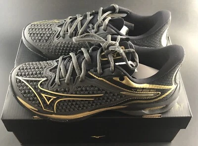 MIZUNO Wave Exceed Tour 6 AC 10th 61GA247752 Dark Gray Gold Black Tennis VF4 - Image 1 of 4