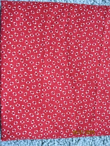 Prairie Home from Fabric Traditions red with small red and white pattern - Picture 1 of 1