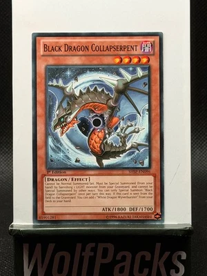 Yu-Gi-Oh! TCG Shadow Specters - Black Dragon Collapserpent SHSP-EN096 - Image 1 of 2