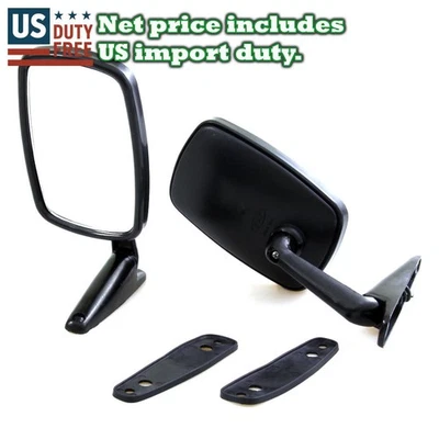 1941 42-1964 Oldsmobile 98 cromo guardabarros puerta espejo par nuevo derecho derecho juego 2 piezas Foto 1 de 4