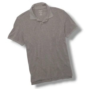 New American Eagle AE Smoke Gray Polo Shirt. Medium - Picture 1 of 2