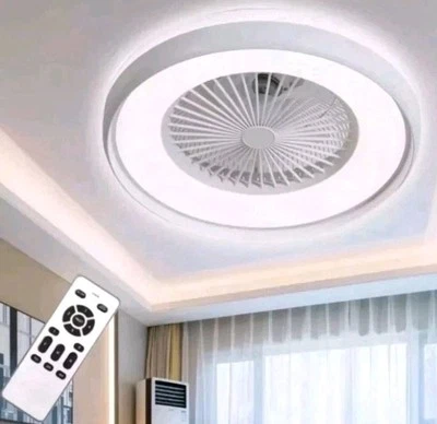 Plafoniera Ventilatore da Soffitto LED 62W Telecomando 6 Velocità Dimmer IP20 - Immagine 1 di 2