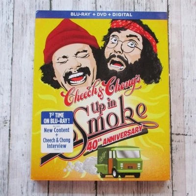 Cheech & Chong Up in Smoke 40th Anniversary (Blu-Ray, DVD 2018) Comedy MINT - Bild 1 von 4