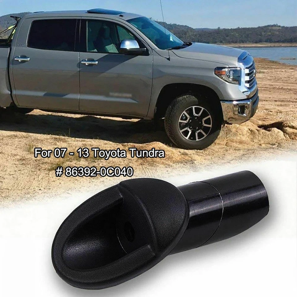 Replacement Part Black Antenna Bezel for Toyota For Tundra Years 2007 2013 - Image 1 of 4