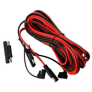 SAE to SAE Solar Battery Plug Line Connector Extension Cable Adapter - Picture 1 of 5