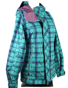 The Burton White Collection DryRide Aqua Plain Jacket ~ Girls Size Small - Picture 1 of 15