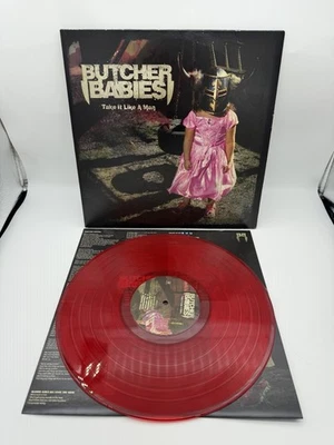 BUTCHER BABIES Take It Like A Man LP RED Vinyl Record Rare VG/VG+ Century Media - Image 1 of 3