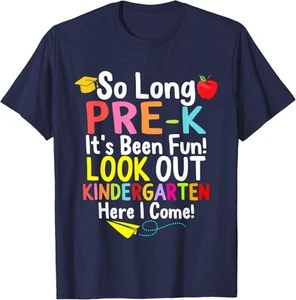 So Long Pre-K Kindergarten Here I Come Graduation Kids T-Shirt Hoodie - Picture 1 of 17