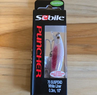 Sebile Puncher Minnow 70 Profundidad 1.5' 1/4oz 2-3/4" Suspensión Ganchos de Repuesto Incluidos Foto 1 de 3