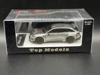 Top 1:64 RS6 2NCS Wagon Racing Sports Diecast Model Metal Car - Image 1 of 4