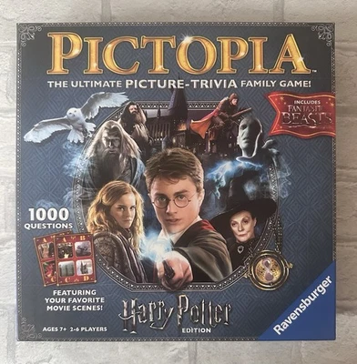 Pictopia Harry Potter Edition Board Game Ravensburger 1000 Trivia Questions VGC - Image 1 of 4