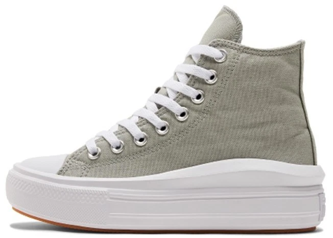 Size 5.5 - Converse Chuck Taylor All Star Move Platform High Seasonal Color - Slate Sage Gum W