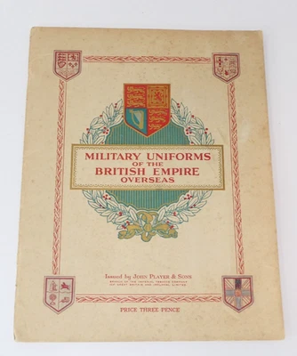 Military Uniforms British Empire Overseas Cigarette Card Album John Player Sons - Image 1 of 4