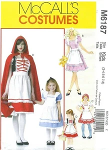 McCall's M6187 Misses' Storybook Character COSTUME PATTERN Sz 8-22 UNCUT - Picture 1 of 5