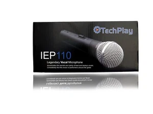 TechPlay IEP110 Professional Quality Microphone 10 ft XLR Mic Cord Karaoke NEW - Picture 1 of 3