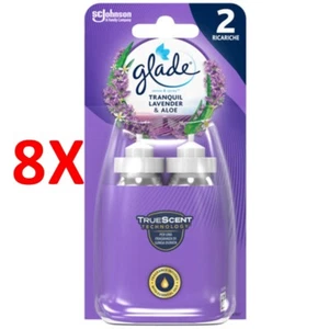 8 X Glade Sense & Lavendel & Aloe Automatic Spray 2 NachfÜllungen 18 Ml - Bild 1 von 1