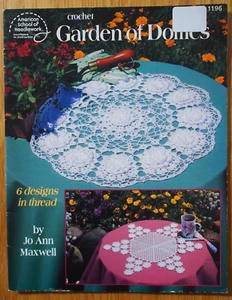 American School of Needlework Crochet Pattern Book 1196 - GARDEN OF DOILIES - VG - Picture 1 of 2