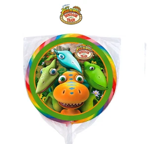 24 Dinosaur Train 1.67" PBS Sticker Labels for Bag Lollipop Party Favor Birthday - Picture 1 of 1