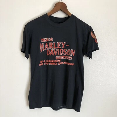 Camisa Harley Davidson Vintage Anti Importación Japón Años 70 80 Talla Mediana Foto 1 de 4