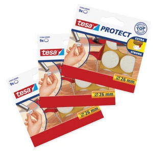Deslizador de fieltro tesa Protect 9 unidades redondo Ø 26 mm blanco 3 paquetes - Imagen 1 de 1