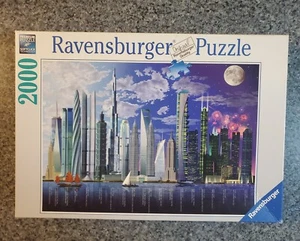Ravensburger WORLD'S HIGHEST BUILDINGS 2000 piece puzzle COMPLETE - Picture 1 of 6