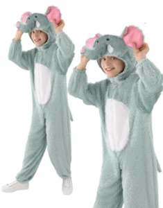 Elephant Animal Costume Zoo Animals Fancy Dress Outfit Boys Girls Book Day Age 4 - Picture 1 of 4